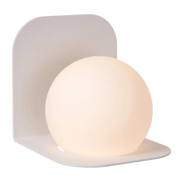 Lucide DAVY - Wall light Bathroom - 1xG9 - IP44 - White - detail 1